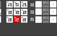 华中CNC数控加工中心HNC-21M操作面板按键是什么意思？