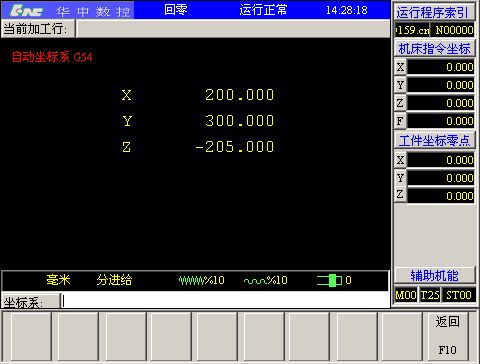 华中世纪星HNC21M数控加工中心CNC系统操作面板按钮是什么意思？ 华中加工中心 第119张