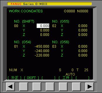 FANUC（发那科）法兰克加工中心0MD数控系统操作面板的各种按键是什么意思？